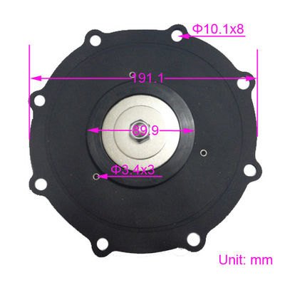 ASCO Pulse Valve Diaphragm C113928 Nitrile/Buna Or Viton Material 3"Inch SCXE353.060