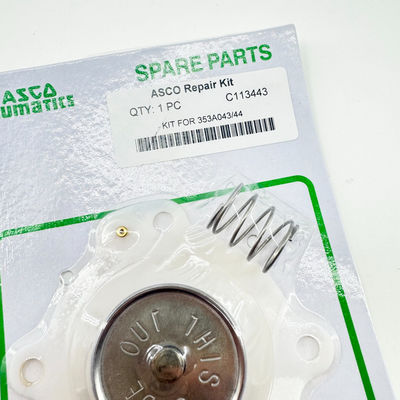 ASCO C113443 Diaphragm Repair Kit 3/4 Inch For Pulse Solenoid Valve SCG353A043 Nitrile/Viton