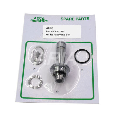 ASCO C127837 K0950 pulse valve repair kit includes pilot head clamp spring and screw
