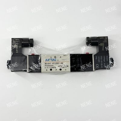 5 Way 3 Position 4V130E-06 Air Fluid AIRTAC Solenoid Valve With Aluminum Alloy Body