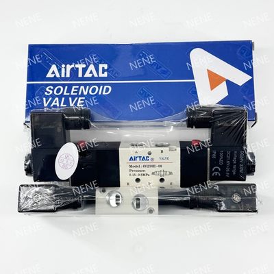 Solenoid Valve 4V330C-08 AIRTAC For Air 0.15 To 0.8 MPa 21 To 114 Psi Fluid Air