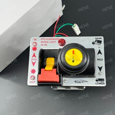 6CV-D Six Hole Dump Truck Control Valve with PTO Function Silver Aluminum alloy