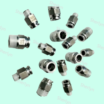 KQG2H12-16 SMC Metal Stainless Steel Straight Through Quick Connector SS316 KQG2 Series 4E2-8EU/KQ2A68