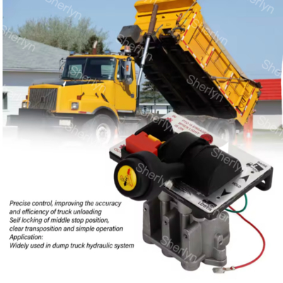 6CV-D Proportional Control Valves With PTO Switch Slow Down Tipper Switch For Hydraulic System Dump Truck Control Valve