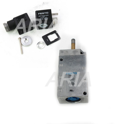 Festo MFH-5-1/4 6211 Solenoid Valve, 5/2 monostable mec spr, int pilot, 2-10 bar, 1300L/min, G 1/4