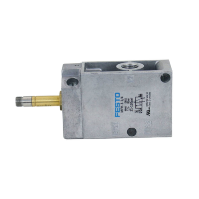 Festo Valve MFH-3-1/4 9964 Mechanical Valve, 3 Port, Closed, Electrical, G 1/4, 0.15 to 0.8 Mpa