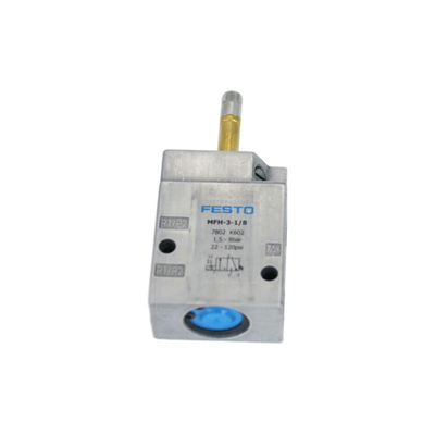 Festo MFH-3-1/8 7802 Valve, Tiger Classic, 3/2 closed mech spr, G 1/8 female, 1.5-8 bar