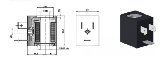 AMISCO EVI 7-9 Coil DC24V 3W