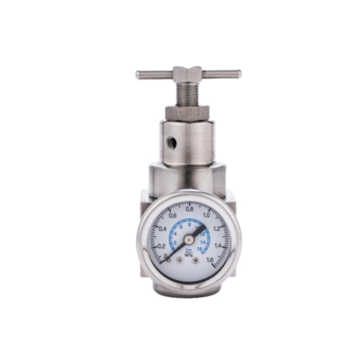 SR400 3/8“ 1/2” Thread Size Pneumatic Filter Regulator Lubricator Stainless Steel Pressure Regulating Valve
