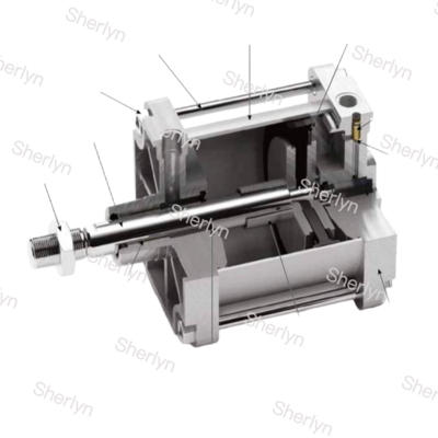 P1F Series PARKER ISO15552 P1F-S032MC-0075-0000 Double Acting Air Cylinder Automation Components