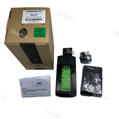 Double Coil SCG553A002MS ASCO 3/2Way Solenoid Valve 553 Series