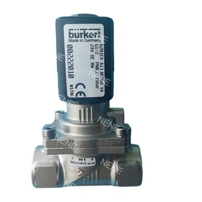 Burkert Solenoid Valve 6281 00322547 Servo Assisted Stainless Steel NO G1/4