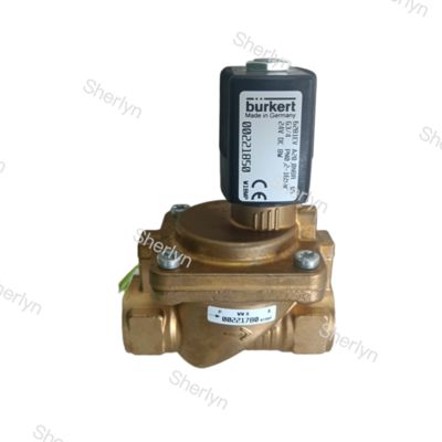 BURKERT 00322519 2/2 Way Solenoid Valve EPDM Sealed Brass Valve Body AC220V