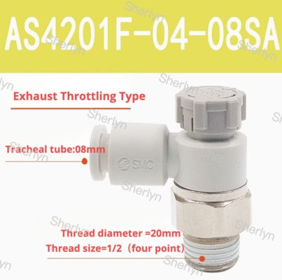 AS1201F-M3-06 SMC Throttle Valve AS1201F/2201F/3201F