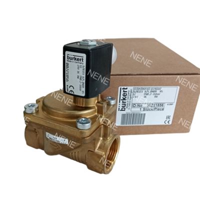 00221846 6281 G1/2 2/2 Normally Closed 13.0 Flow Hole NBR Sealed Brass Valve Body AC220V 8W 0.2-16bar -10~+80 ℃ BURKERT Solenoid Valve