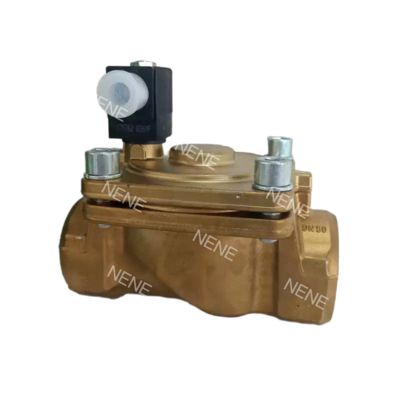 00221850 6281 G3/4 2/2 Normally Closed 20.0 Flow Hole NBR Sealed Brass Valve Body DC24V 8W 0.2-16bar -10~+80 ℃ BURKERT Solenoid Valve