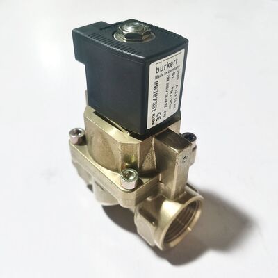 Brass Body Burkert Solenoid Valve Model 6281 Offering Orifice Sizes from DN 10 to DN 50 for Versatile Fluid Management