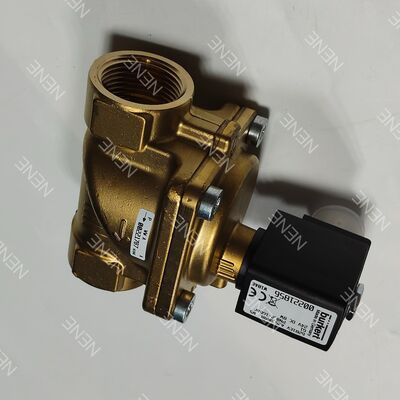 Large 20.0 Flow Orifice Solenoid Valve BURKERT Type 6281 00221880 G1 2/2 Normally Closed Brass Body FKM Seal DC24V 8W 0.2-16bar 0 to +120°C