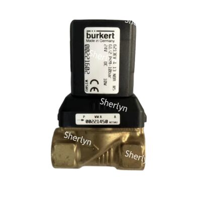 Burkert Electron Magnetic Valve 00221936 6281 Type G3/4 NBR Sealed Brass Valve Body