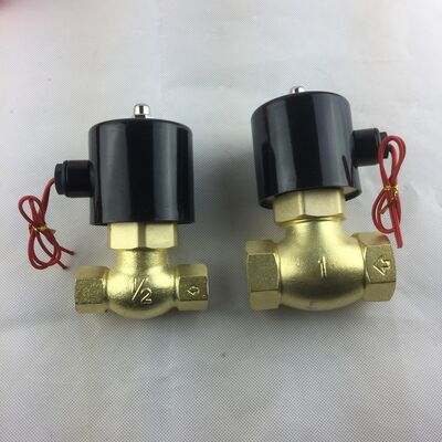 US-35 Copper High Temperature Resistant Steam Solenoid Valve Control Electric Valve 1.2-Inch Water Valve