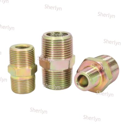 Flat Mouth 1 Point Hydraulic Wire High Pressure Transition Joint Carbon Steel Galvanized External Thread Oil Pipe Variable Diameter Wire A-type British Pipe Joint