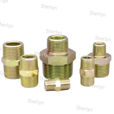 Flat 1.2-inch Hydraulic Wire High Pressure Transition Joint Carbon Steel Galvanized