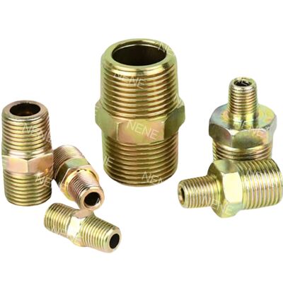 Flat Mouth 1/4" Union Joint Carbon Steel Union BSP Thread Reducing Union Pipe Fitting