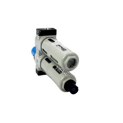 1000L/min Filter Regulator Lubricator Festo FRC-1/4-D-MINI-A 159609 G1/4 40μm Fully Automatic Drain 0.5-12bar With Gauge Zinc Alloy