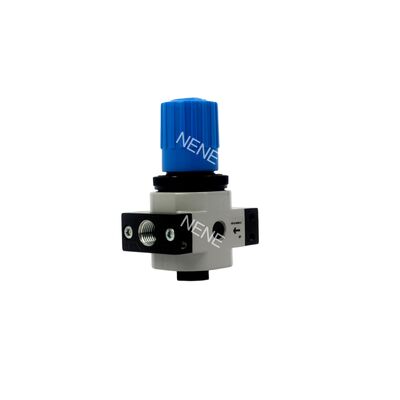 Festo LR-3/8-D-7-MINI 162584 0.5-7bar G3/8 Die Cast Zinc Directly Actuated Diaphragm Pressure Regulator With Gauge 1800L/min Lockable Rotary Knob