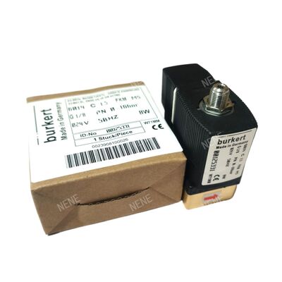 2/2 NC Direct Acting Solenoid Valve 00125304, G1/4 Inch Port, 3.0 Flow Orifice, FKM Sealed Brass Valve, 220V AC Industrial Power, Working Pressure 10bar