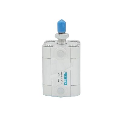 Festo ADVU-12-5-A-P-A 156586 12mm Bore 5mm Stroke Air Cylinder Double-Acting External Thread M5 Port Magnetic Piston for Proximity Sensor