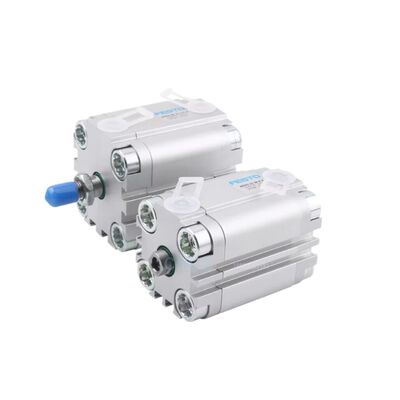 25mm Stroke Compact Air Cylinder 12mm Bore Festo ADVU-12-25-A-P-A 156590 External Thread M5 Port Double-Acting Magnetic Piston