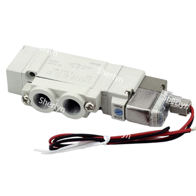 C6 Quick Connect Low Power Pilot Solenoid Valve SMC SY3120-6LZD-C6 DC12V for SMT Component Mounting Equipment