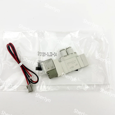 IP65 Dustproof Compact Air Solenoid Valve SY3120-5LZD-C4 SMC DC24V Applied To Auto Component Inspection Jigs