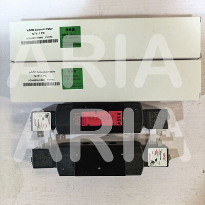 ASCO SC8551A018MS SC8551A017MS 24DC AC110V 4-Way Aluminum 1/4 In Solenoid Valve Namur Mount