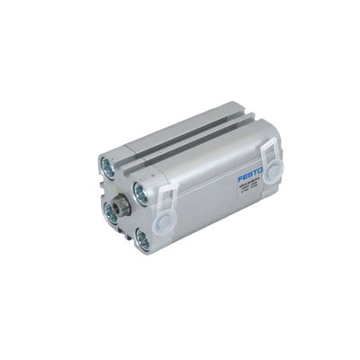25mm Bore 5mm Stroke FESTO ADVU-25-5-P-A 156522 Internal Thread Compact Pneumatic Linear Cylinder for Parts Clamping M5 Port Double-Acting Magnetic Piston ISO 6432