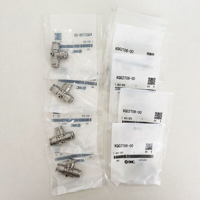 SMC Corporation KQG2T08-00 One-Touch Fitting, 8 mm Tube Size, KQG2 Series SUS316 stainless steel body、FKM fluorine rubber seal、grease-free fitting