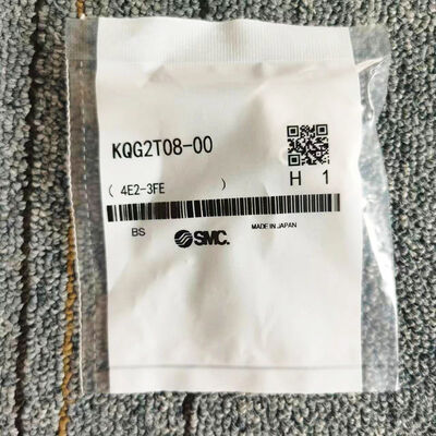 SMC Corporation KQG2T08-00 One-Touch Fitting, 8 mm Tube Size, KQG2 Series SUS316 stainless steel body、FKM fluorine rubber seal、grease-free fitting
