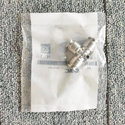 SMC Corporation KQG2T08-00 One-Touch Fitting, 8 mm Tube Size, KQG2 Series SUS316 stainless steel body、FKM fluorine rubber seal、grease-free fitting