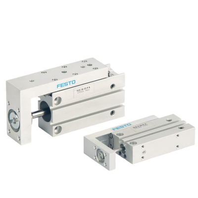 Mini Ball Guide Slide Cylinder With Dual End Cushion SLS-10-10-P-A #170492 FESTO SLS Series Double Acting Pneumatic Cylinder 10mm Bore 10mm Stroke For Precision Positioning Equipment