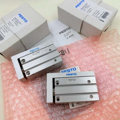 Double Acting Linear Pneumatic Actuator With Elastic Cushion FESTO SLS Series Mini Slide Cylinder SLS-6-30-P-A #170490 6mm Bore 30mm Stroke High Precision Ball Cage Guide
