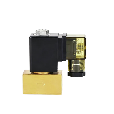 JT22-02 Brass Pneumatic Solenoid Valve 2 Way Normally Closed Temperature Range 30 To 120 ℃ Ideal For Fluid Control Systems