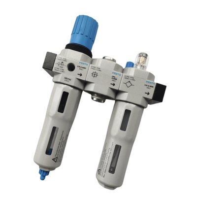 FESTO LF-1/2-D-MAXI-A Zinc Alloy Compressed Air Filter 40μm Manual Drain 0.5-12bar