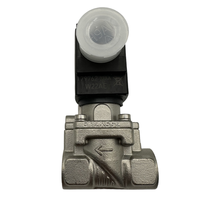 6281 Series Stainless Steel Pneumatic Solenoid Valve 2 Way Normally Closed Valve Function Port Sizes G3/8″ To G2″ Ideal For Pneumatic Automation