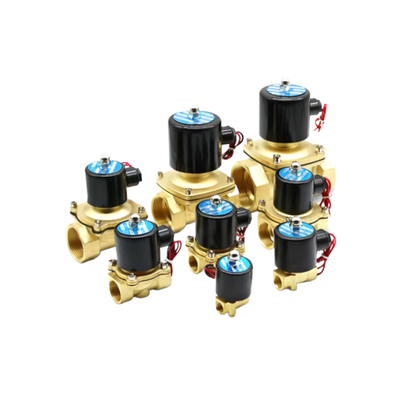 Voltage Tolerance ±10 Percent Solenoid Valve Supporting 0 to 0.5 MPa Pressure Range Providing Control in Industrial Applications 2W-040-10