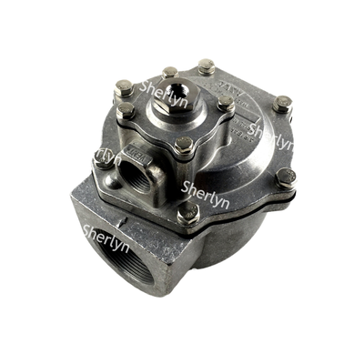 G353A048 Integral Pilot Pulse Jet Valve, ASCO 353 Series 1.5" Angle Solenoid Valve Aluminium Body For Dust Bag Cleaning