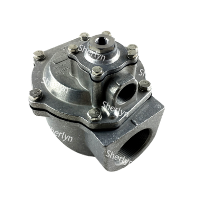 G353A048 Integral Pilot Pulse Jet Valve, ASCO 353 Series 1.5" Angle Solenoid Valve Aluminium Body For Dust Bag Cleaning