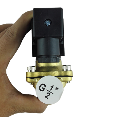 NBR Seal Material Valve  with Square Coil Operating at DC12V Voltage Perfect for Pneumatic Equipment and Automated Fluid Control Systems