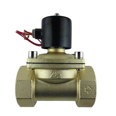 G2½ Air Medium Pneumatic Solenoid Valve Brass Body NBR Seal Material Providing Stable And Performance In Industrial Automation