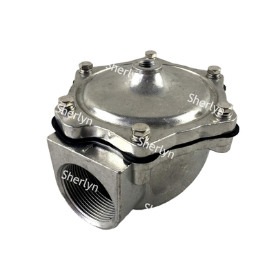 1 Inch Right Angle Pulse Solenoid Valve G353A045, ASCO 353 Series Integral Pilot Aluminum Medium Flow Dust Collector Valve